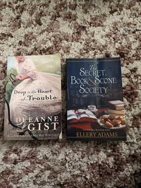 2 Used Novels - Cozy Mystery & Historical Romance